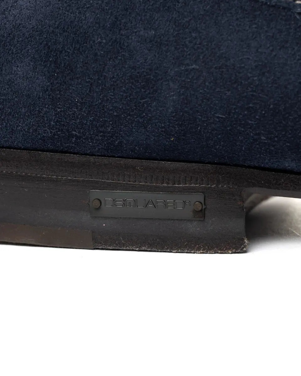 Dsquared2 blue suede loafers