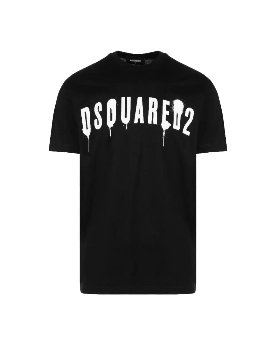 Dsquared2 Drip logo regular fit t-shirt