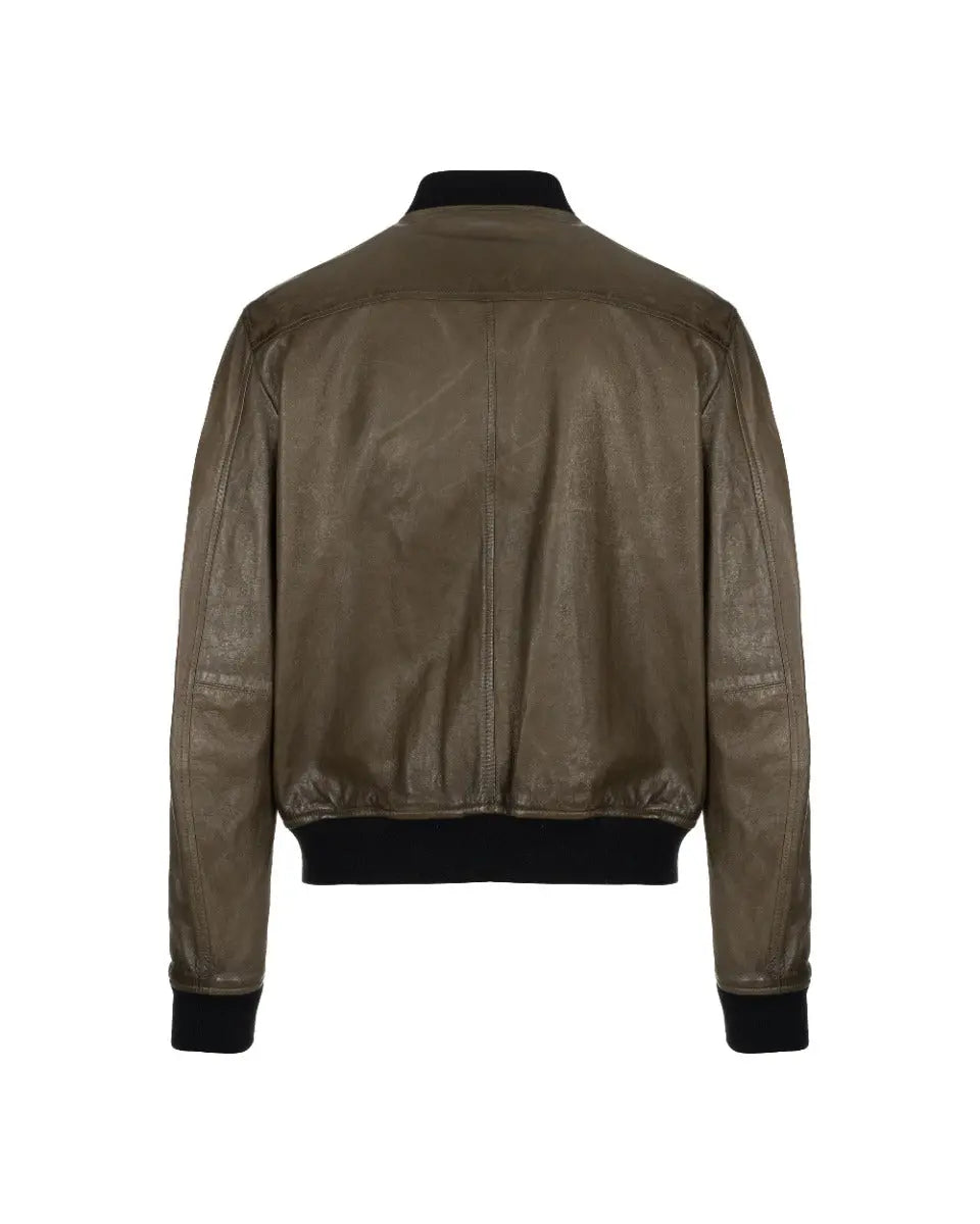 Dsquared2 Pilot Dark Olive Bomber Jacket