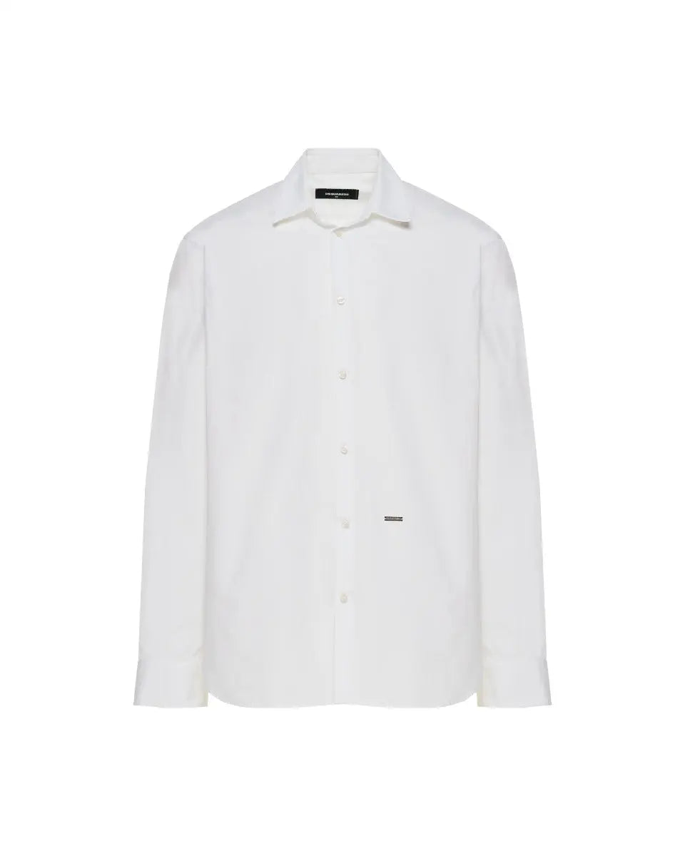 Dsquared2 white button-up shirt