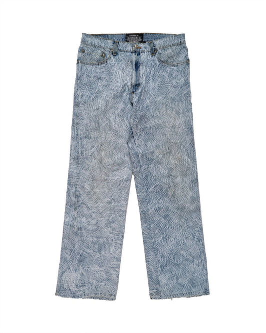 EARTHLING VIP Circus Stitch blue denim pants EARTHLING VIP