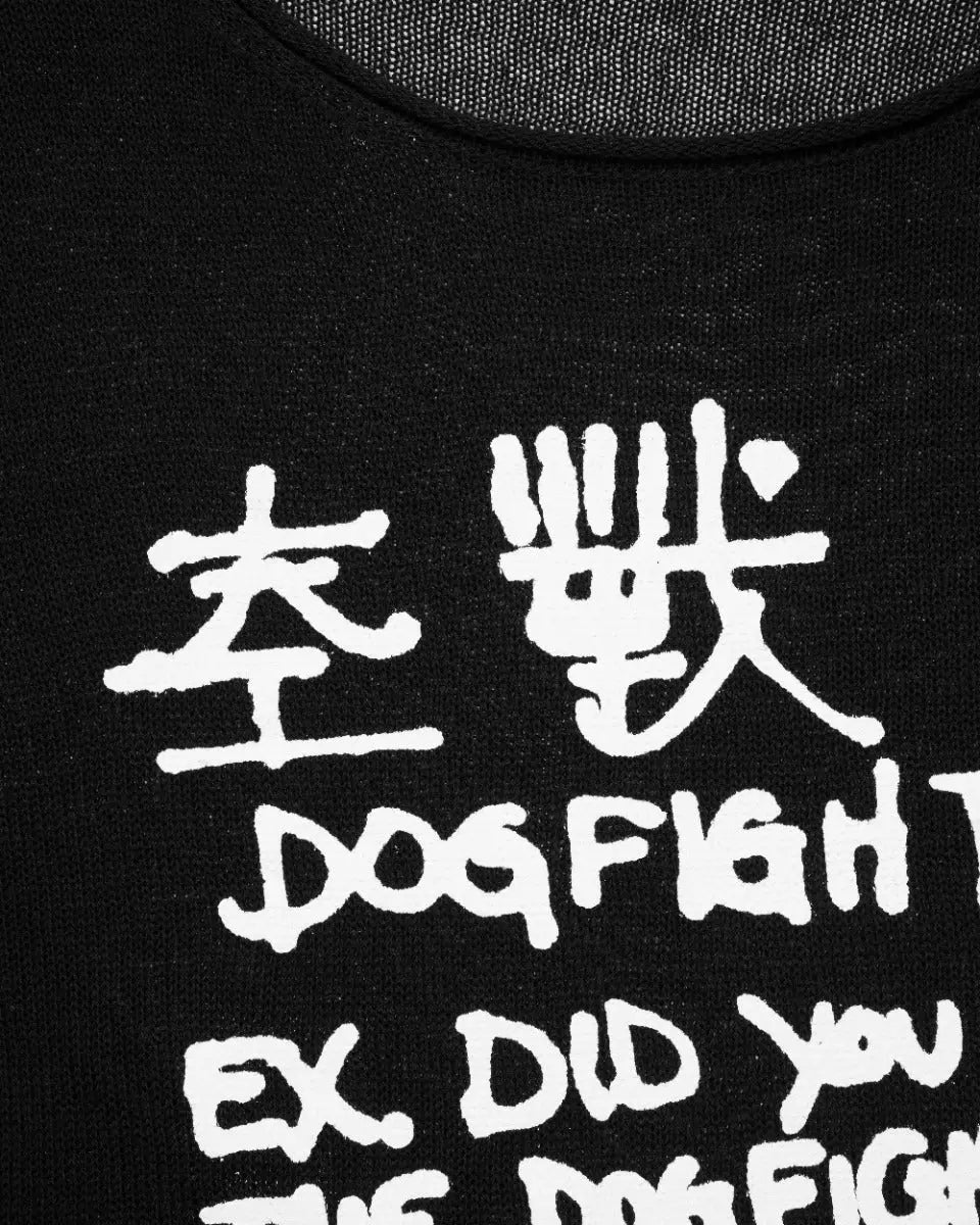 Enfants Riches Déprimés "Dog fight" logo printed crewneck sweater