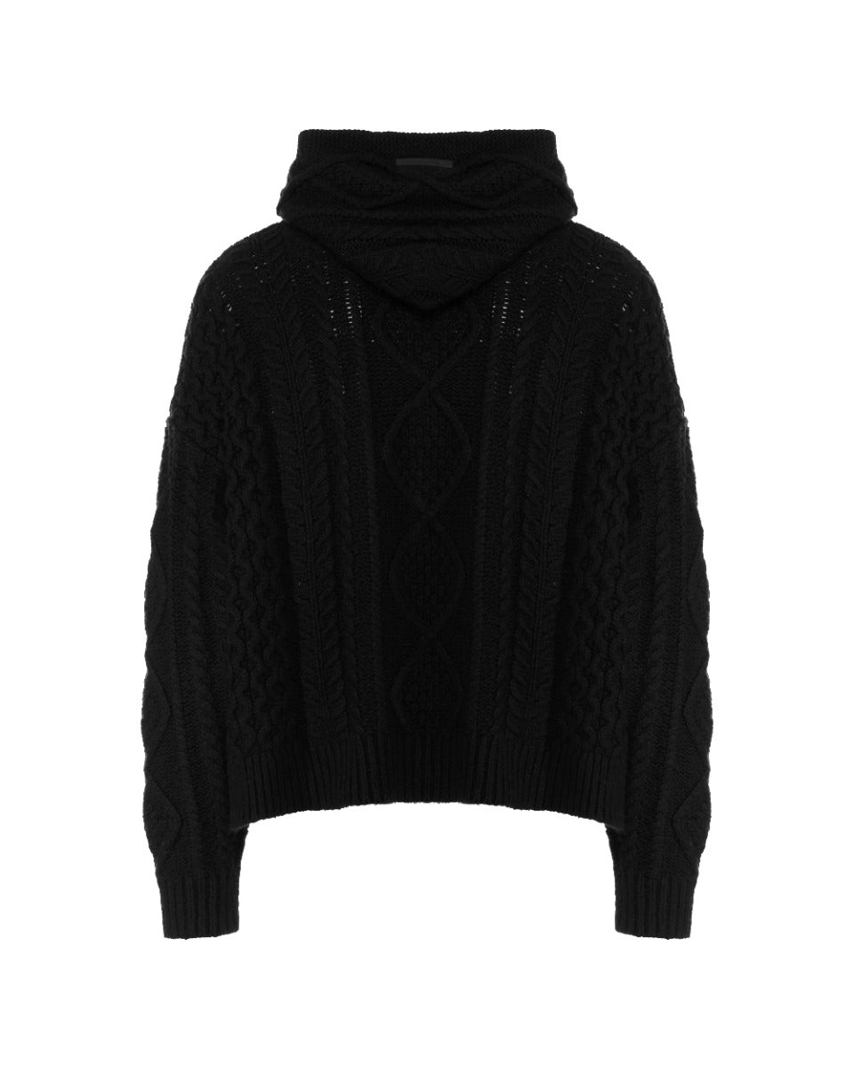 Fear of God ESSENTIALS cable knit hoodie
