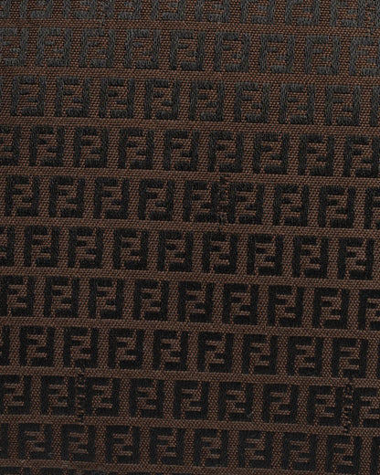 Fendi "FF" monogram Messenger brown crossbody bag Fendi