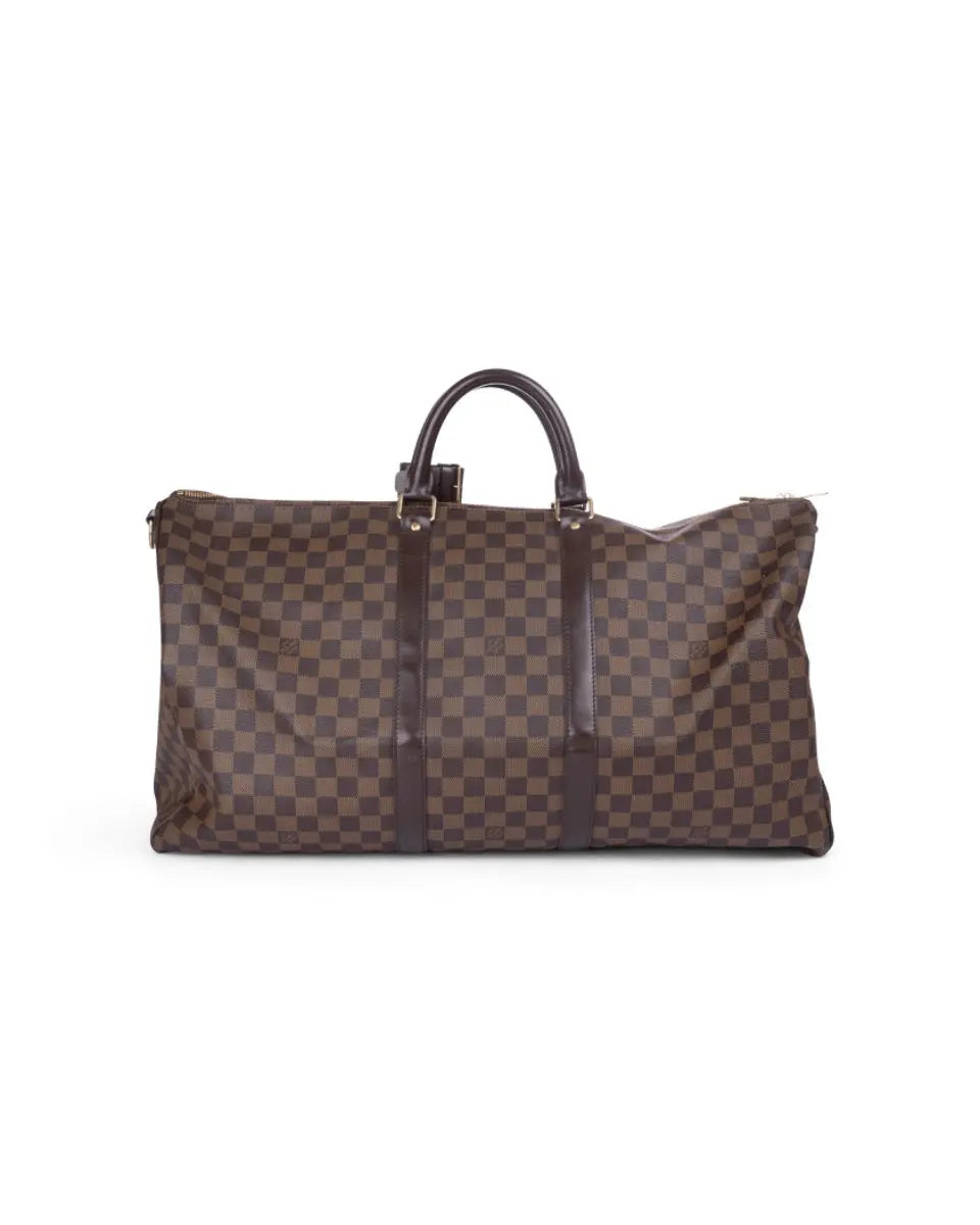 Louis Vuitton Keepall 55 brown Damier bag