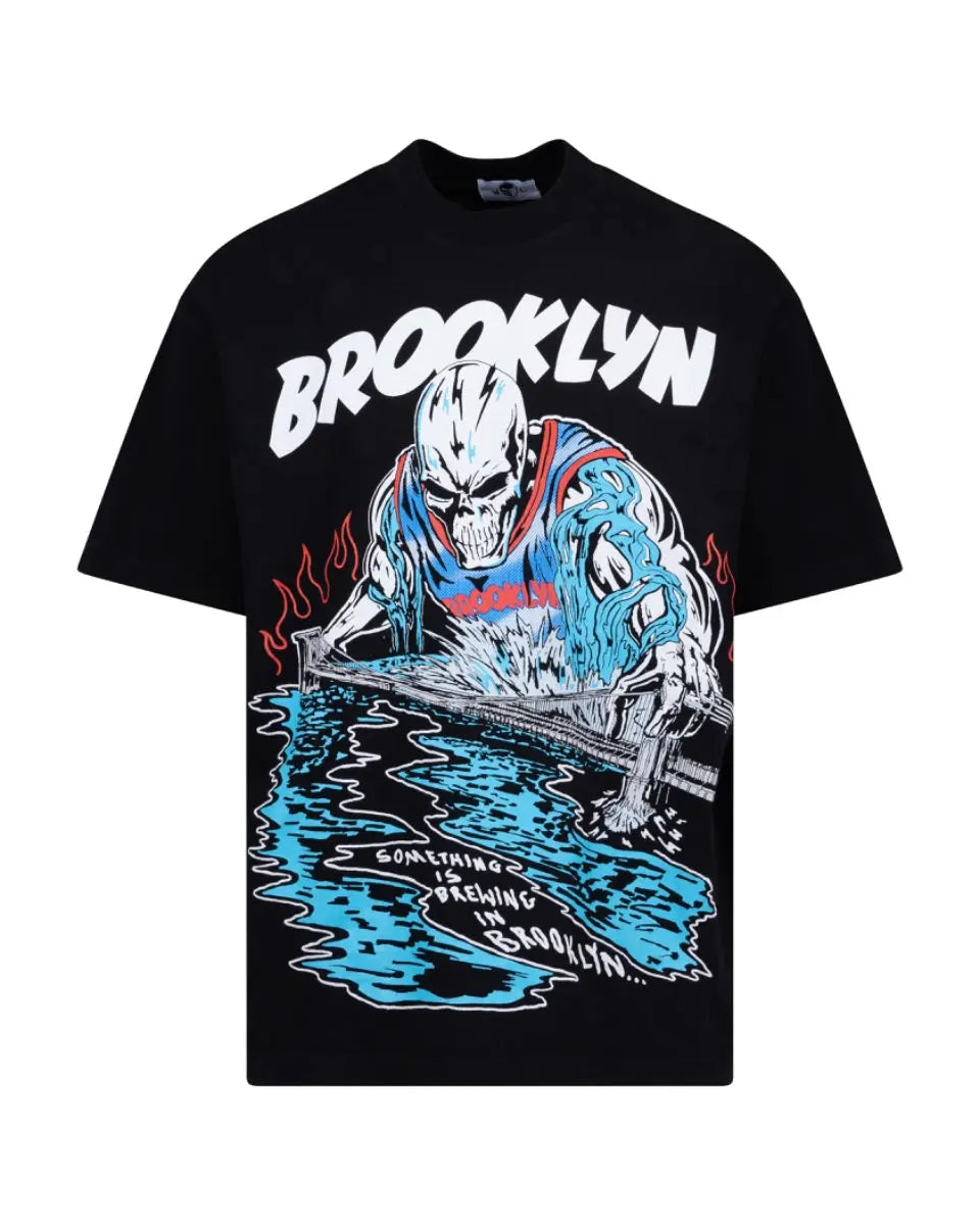 Warren Lotas Brooklyn Nets "Something's Brewing In Brooklyn" t-shirt