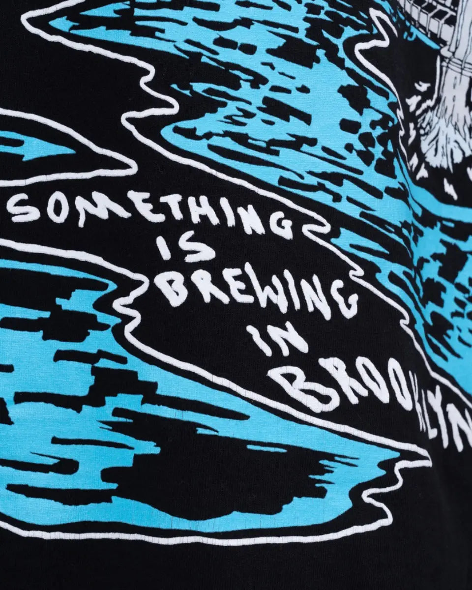 Warren Lotas Brooklyn Nets "Something's Brewing In Brooklyn" t-shirt