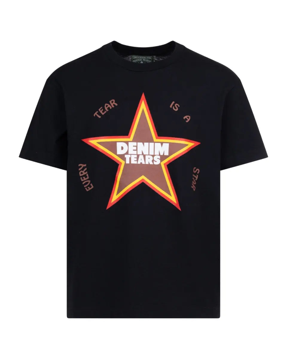 Denim Tears "Every Tear Is A Star" black t-shirt Denim Tears
