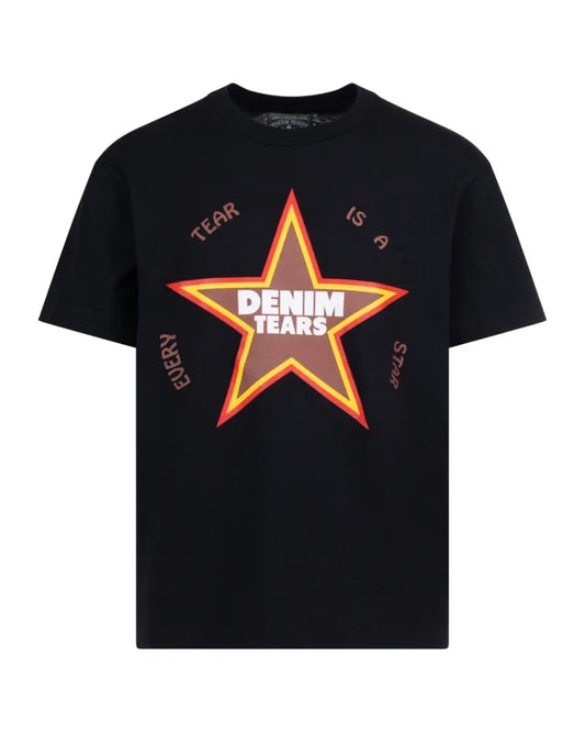 Denim Tears "Every Tear Is A Star" black t-shirt Denim Tears
