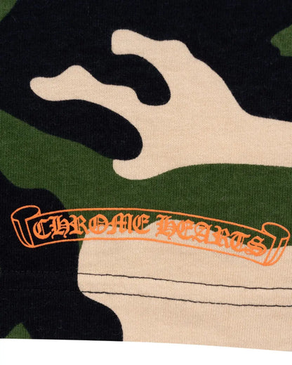 Chrome Hearts Matty Boy "Caution" camo t-shirt Chrome Hearts