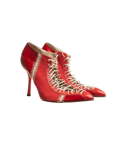 Gianni Versace pointed toe lace-up heels Gianni Versace