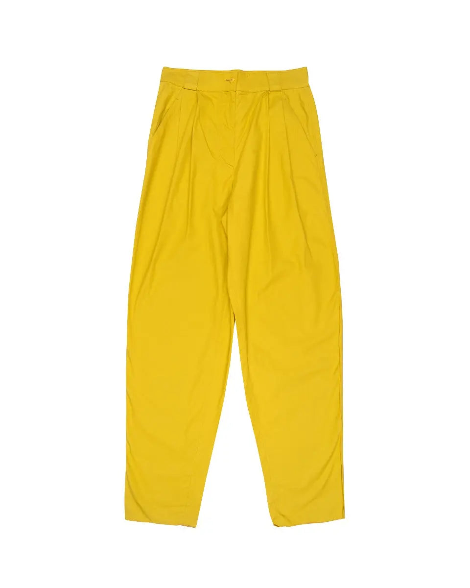 Gianni Versace pleated wide pants