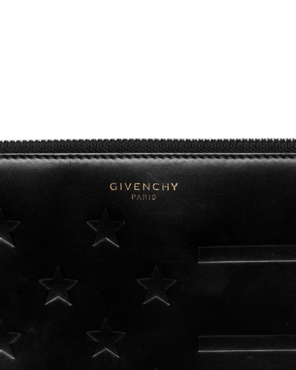 Givenchy American Flag embossed clutch bag