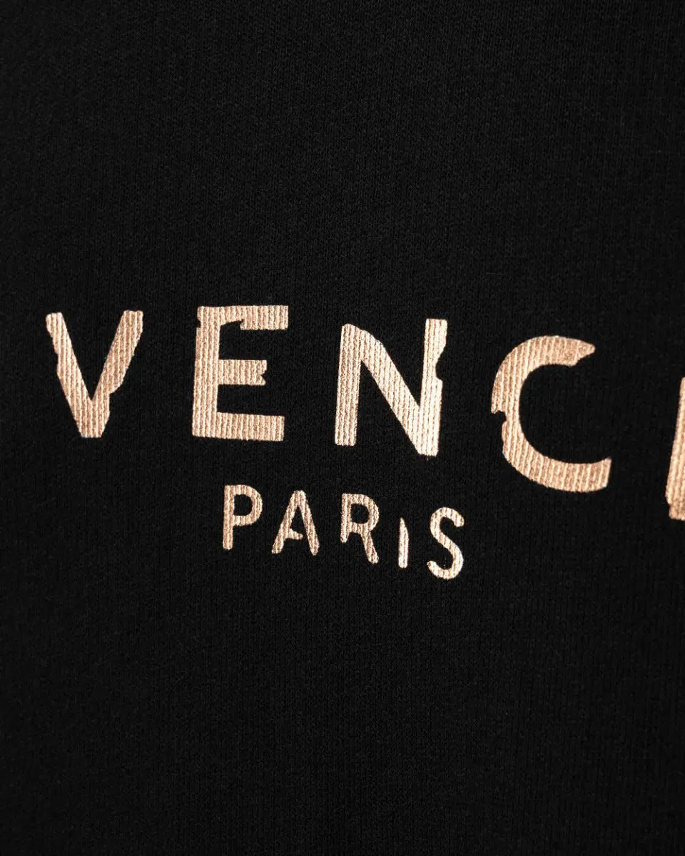 Givenchy metallic logo hoodie