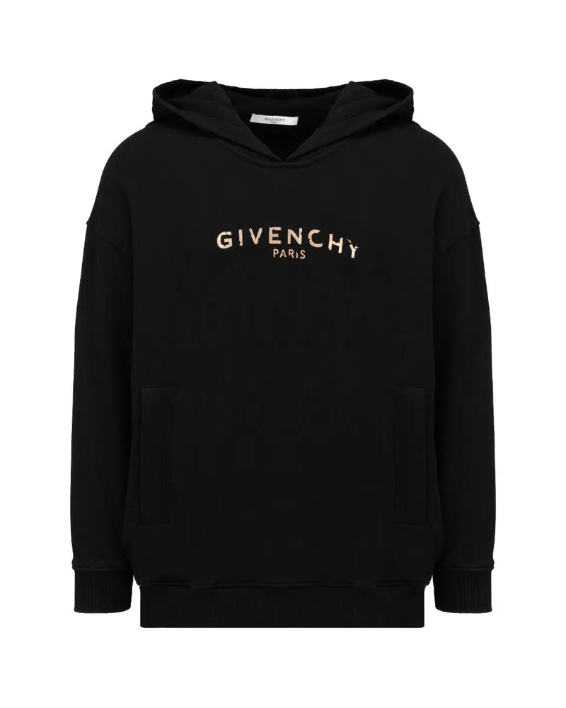 Givenchy metallic logo hoodie thumbnail