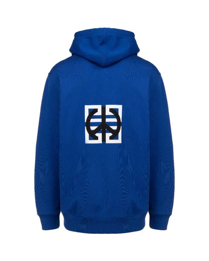 Givenchy Intrasia 4G Peace royal blue hoodie Givenchy