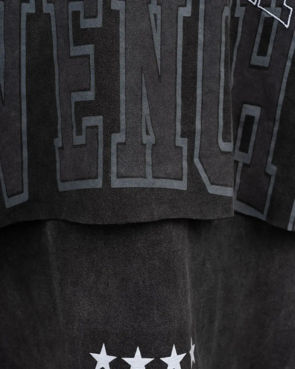 Givenchy multi-layered washed grey hoodie Givenchy