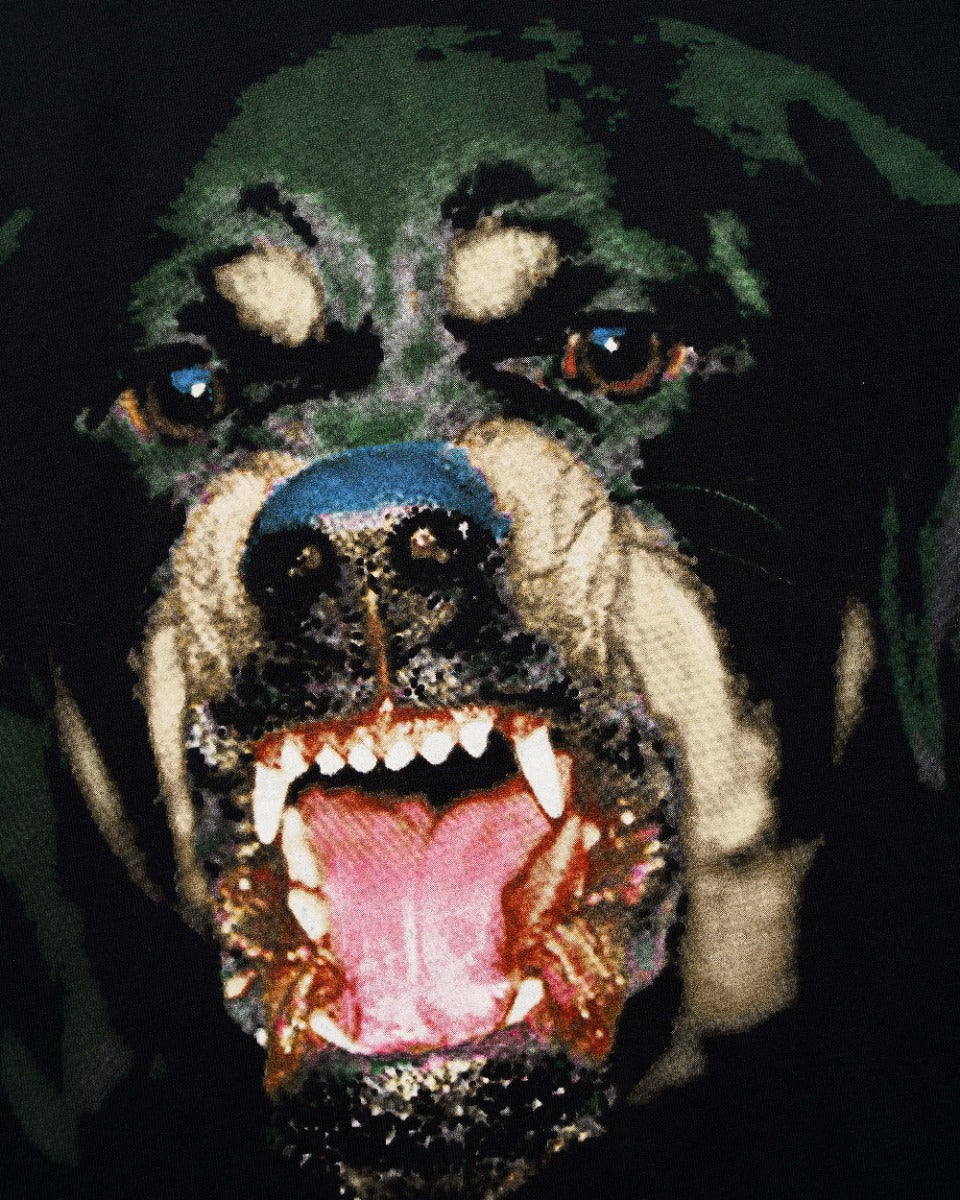 Givenchy Rottweiler printed black tank top