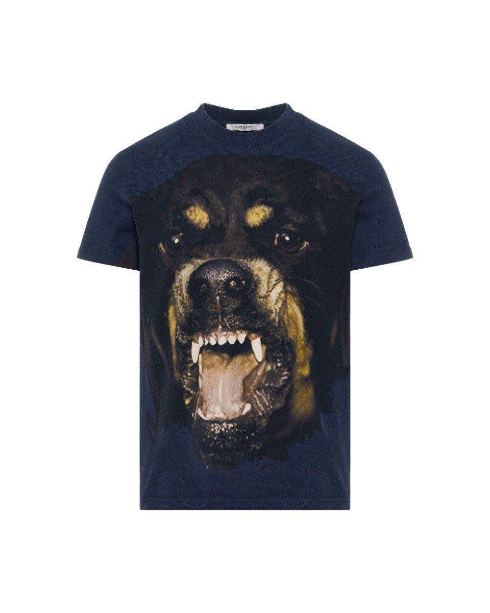 Givenchy Rottweiler printed navy t-shirt