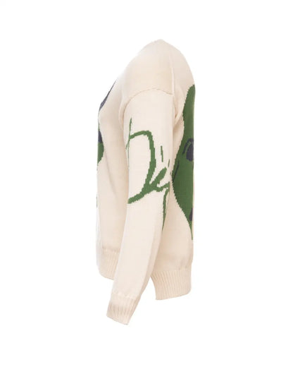 Dior x Cactus Jack cream white oversized sweater Dior