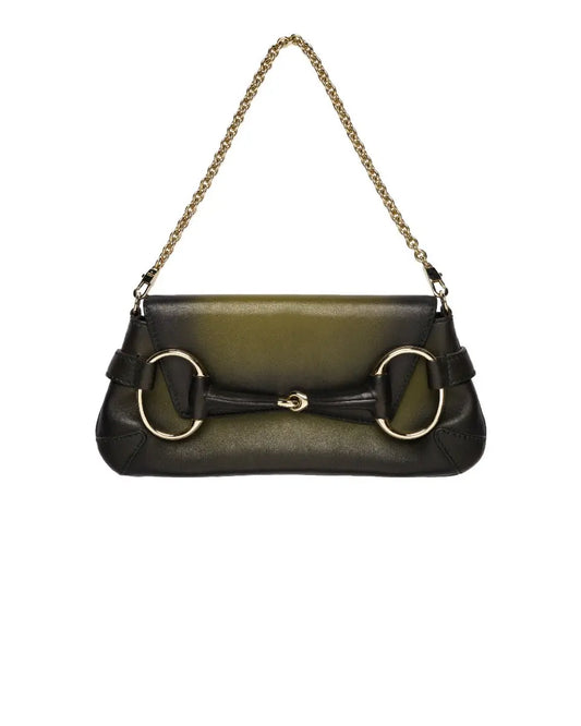 Gucci 1955 Horsebit gradient green clutch bag heathen.store.poland