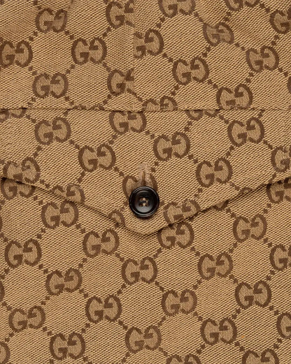 Gucci "GG" Camel monogram canvas sweat pants Gucci