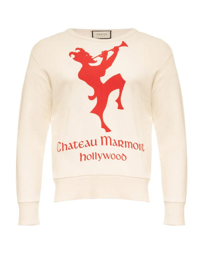 Gucci Chateau Marmont Hollywood Hotel Faun crewneck sweatshirt Gucci
