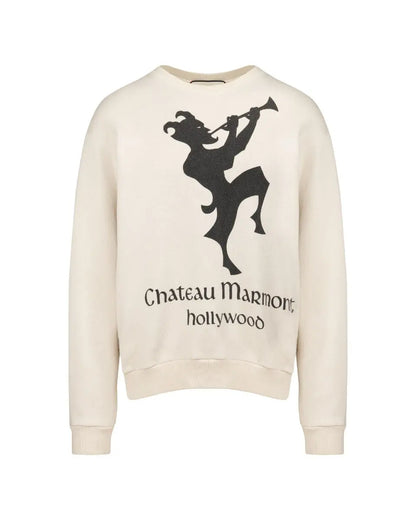 Gucci Chateau Marmont Hollywood Hotel Faun printed crewneck sweatshirt - S Gucci