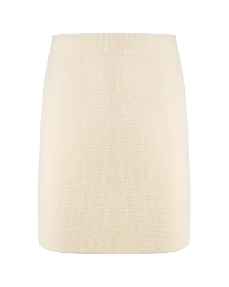 Gucci cream white knitted pencil skirt thumbnail