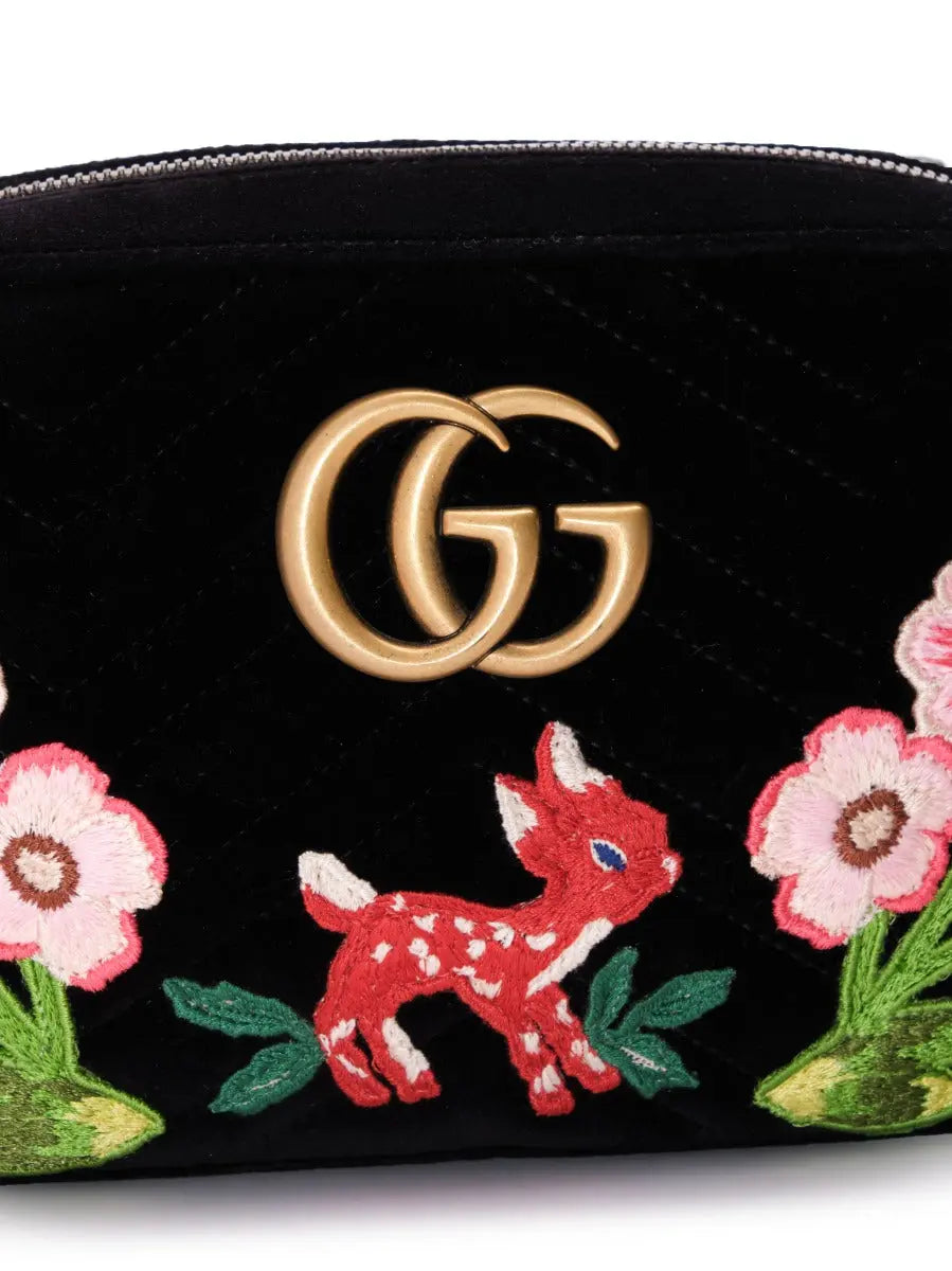 Gucci GG Marmont Bambi small velvet bag