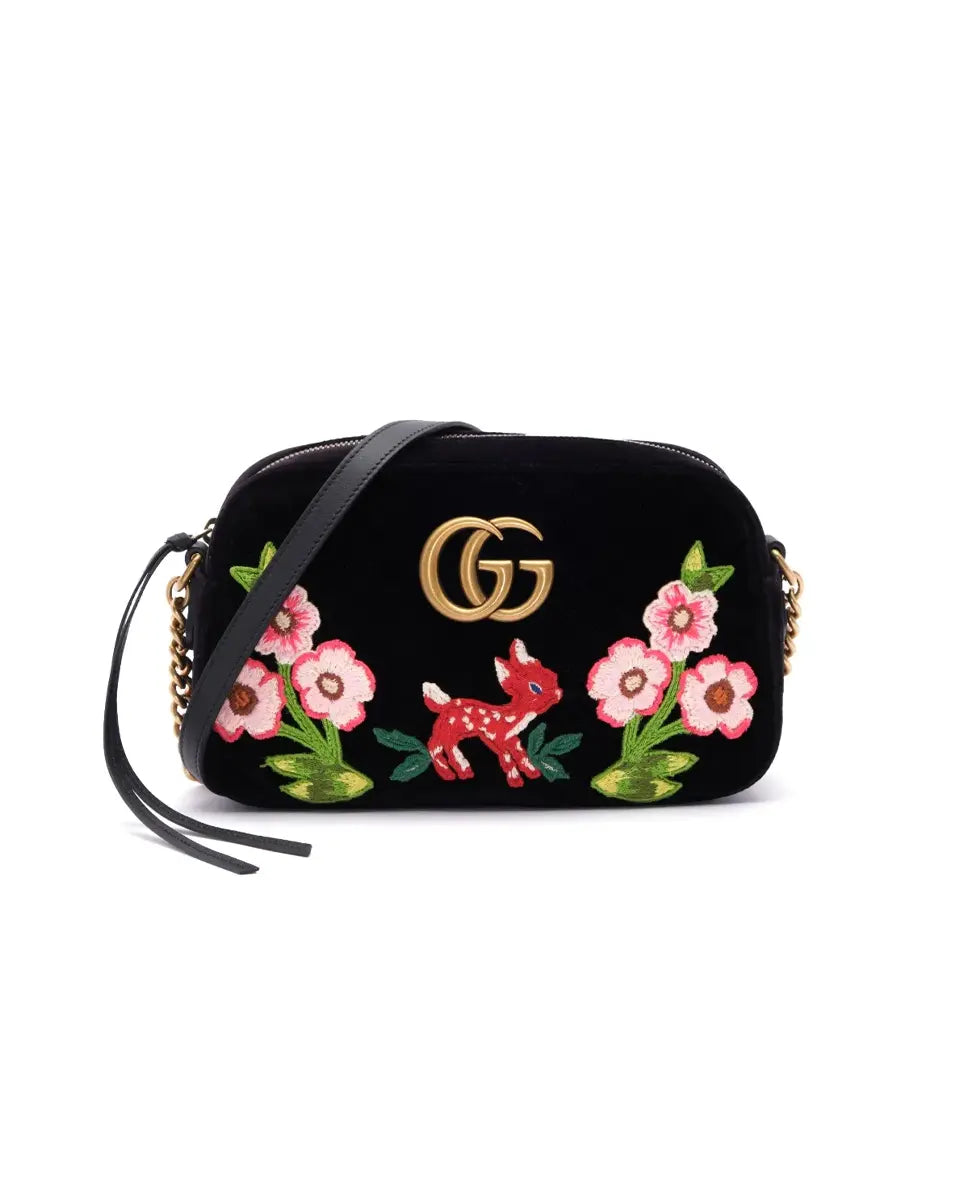 Gucci GG Marmont Bambi small velvet bag Gucci