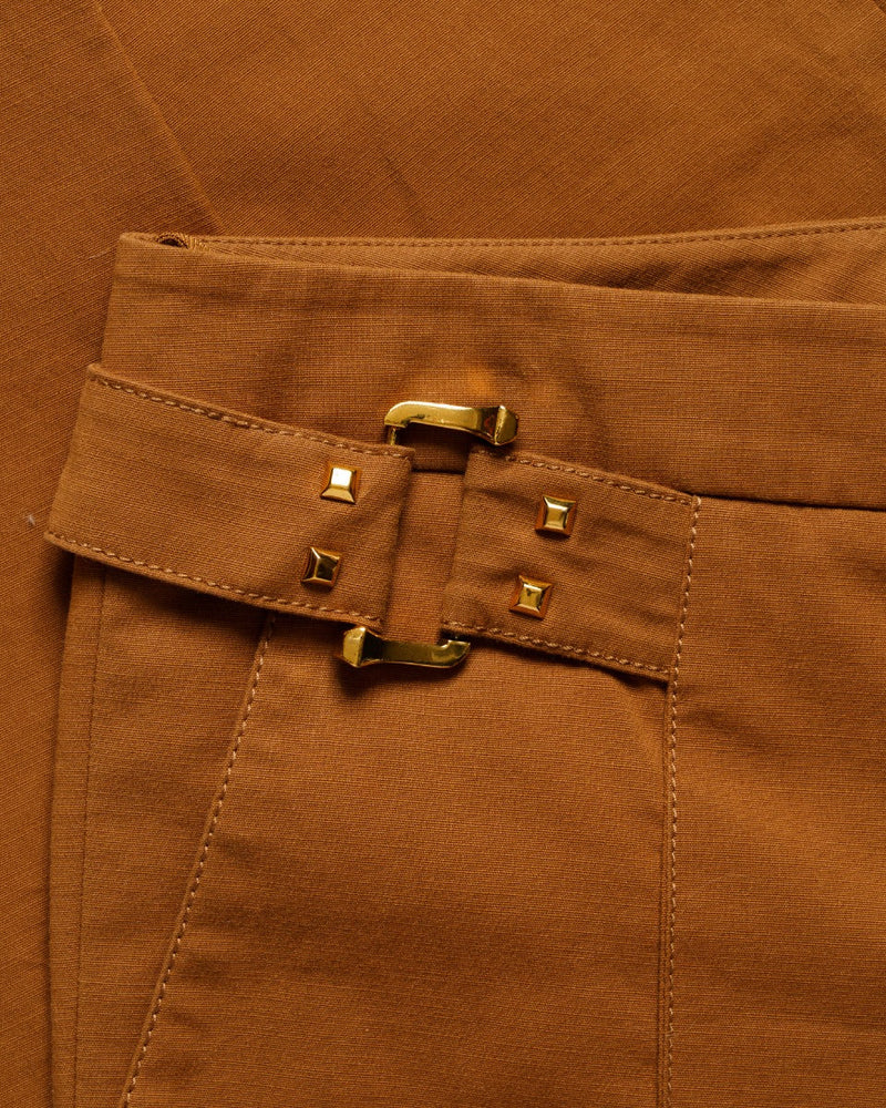 Gucci gold buckled tailored pants thumbnail