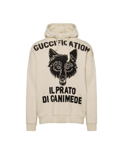 Gucci Guccification "il Prato Di Ganimede" fox print hoodie Gucci