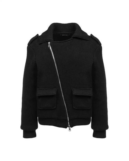 Gucci knitted biker jacket Gucci