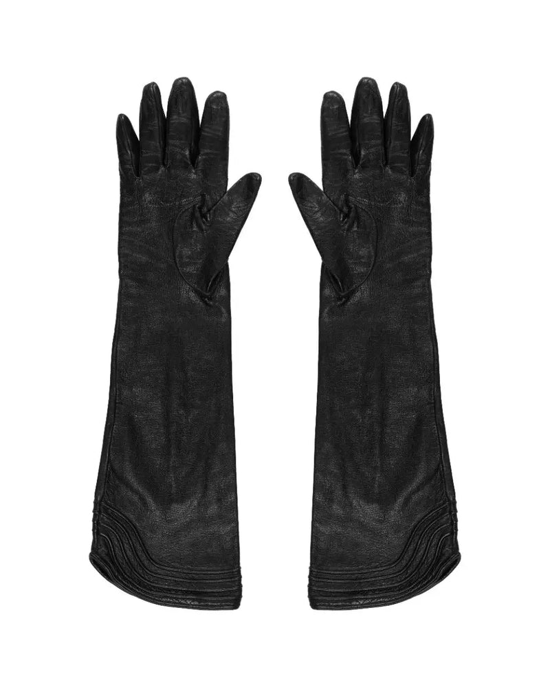 Gucci long leather moto gloves thumbnail