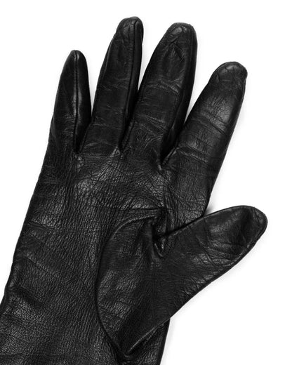 Gucci long leather moto gloves Gucci