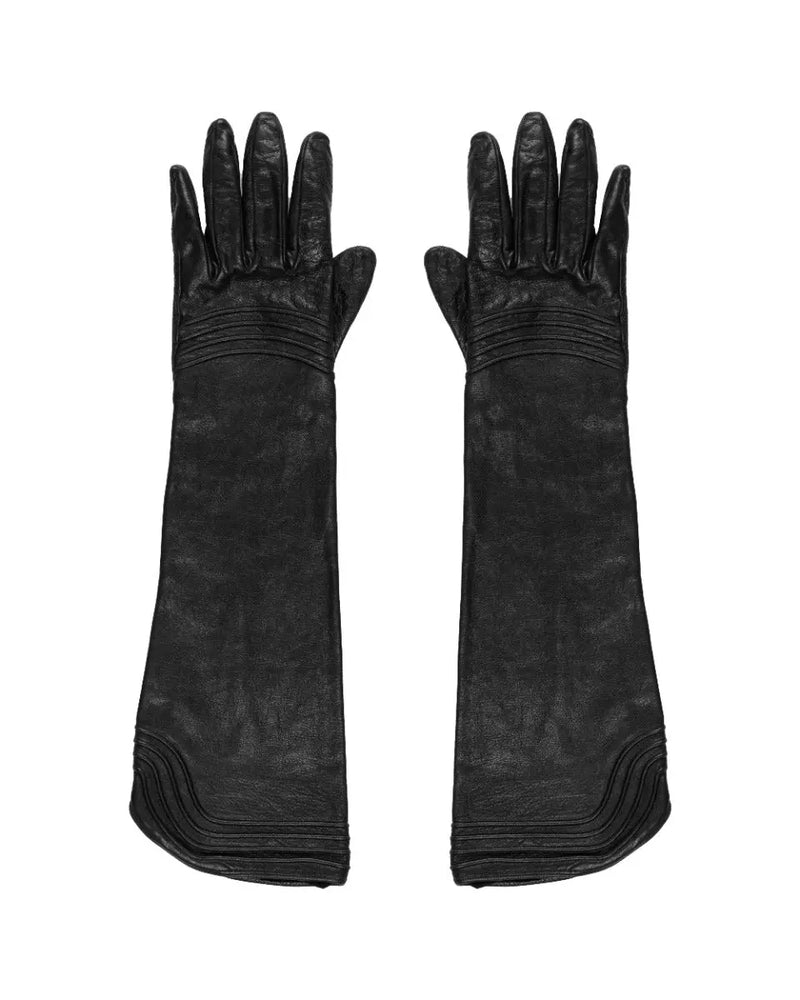 Gucci long leather moto gloves thumbnail
