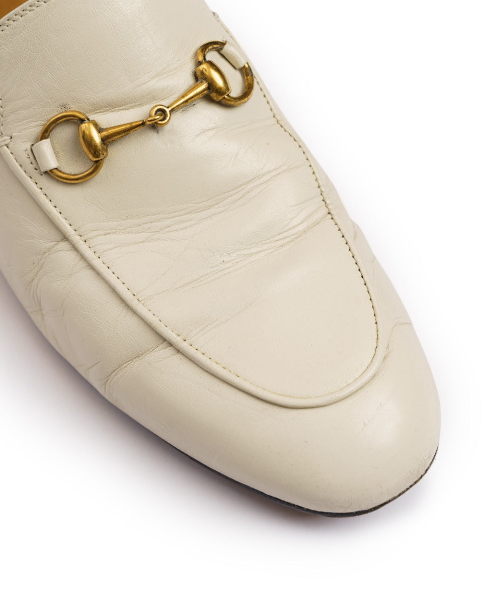 Gucci Princetown white leather mules Gucci