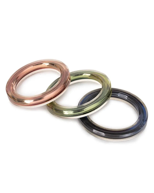 Gucci Ressin Bangle plexiglass transparent set of 3 bracelets Gucci