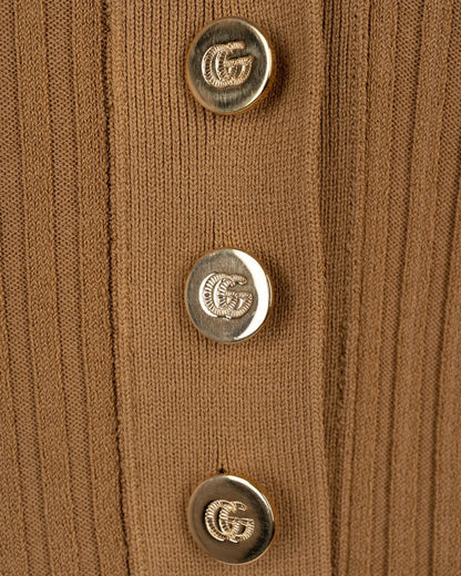 Gucci ribbed polo collar sweater Gucci