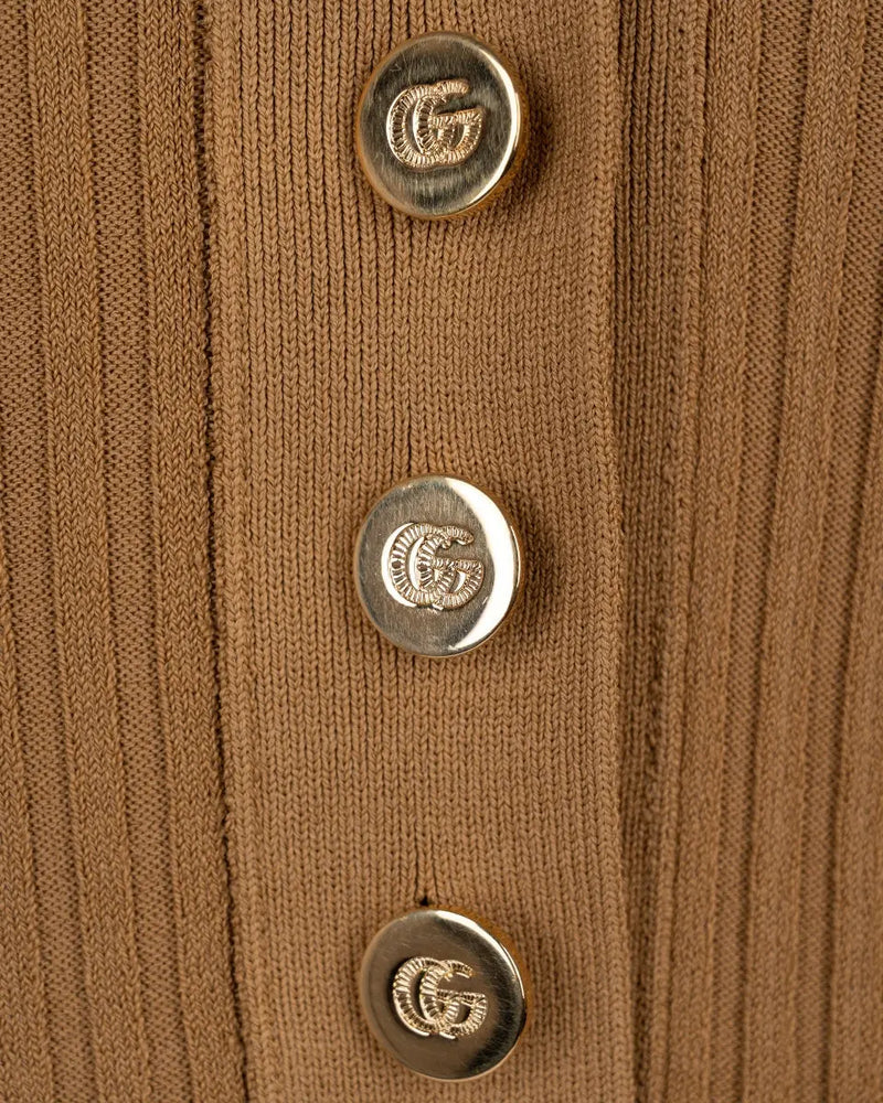 Gucci ribbed polo collar sweater thumbnail