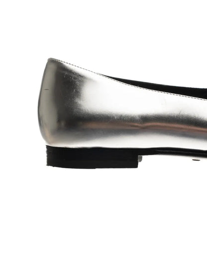 Gucci Jordaan Horsebit silver metallic loafers Gucci