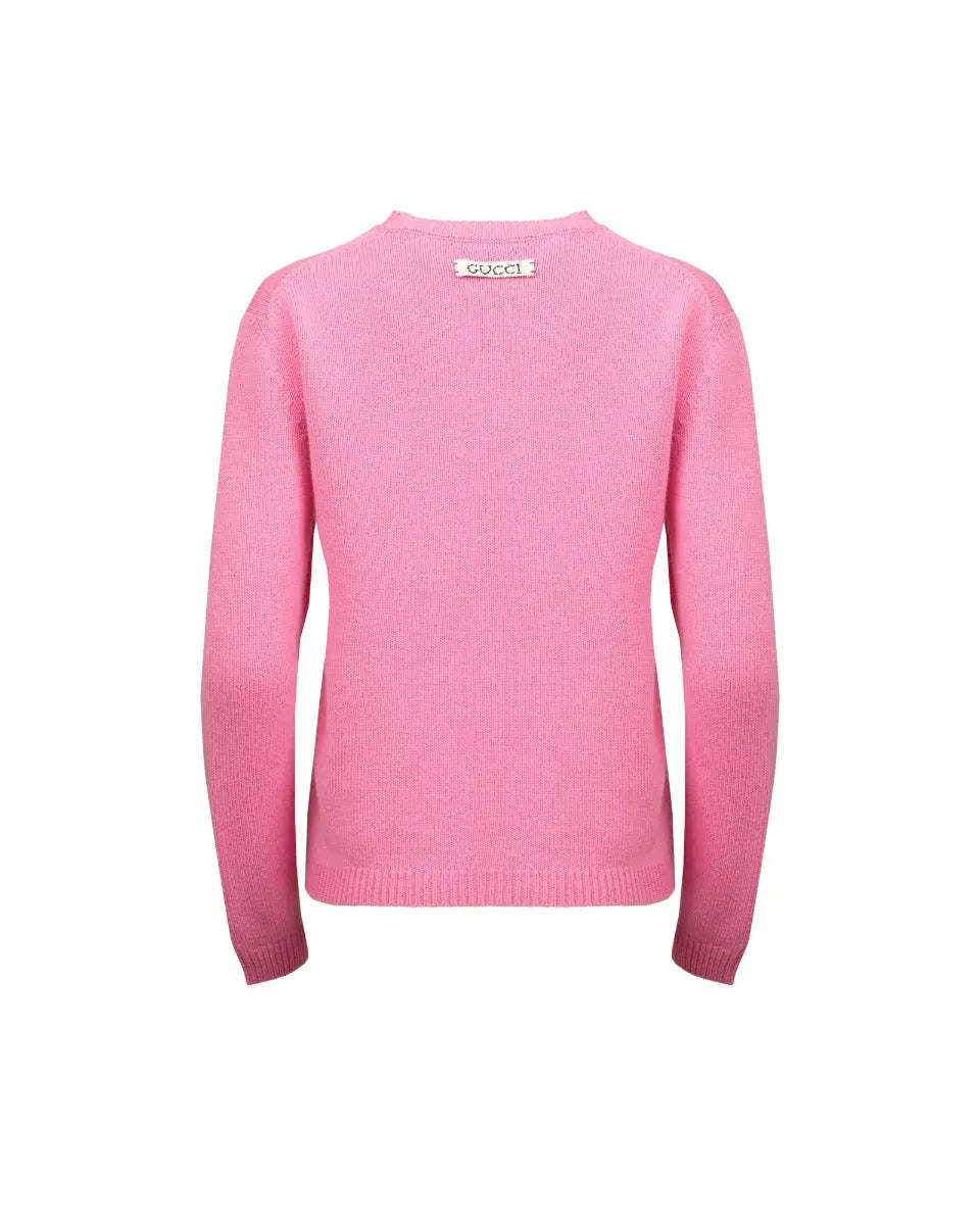 Gucci x Disney "Flash" Donald Duck Comic Pink Sweater