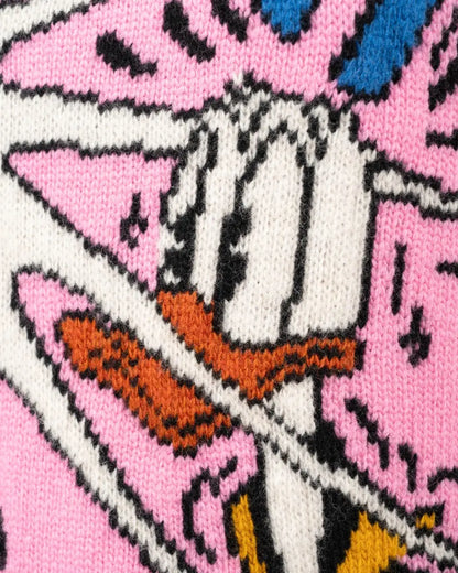 Gucci x Disney "Flash" Donald Duck comic pink sweater Gucci