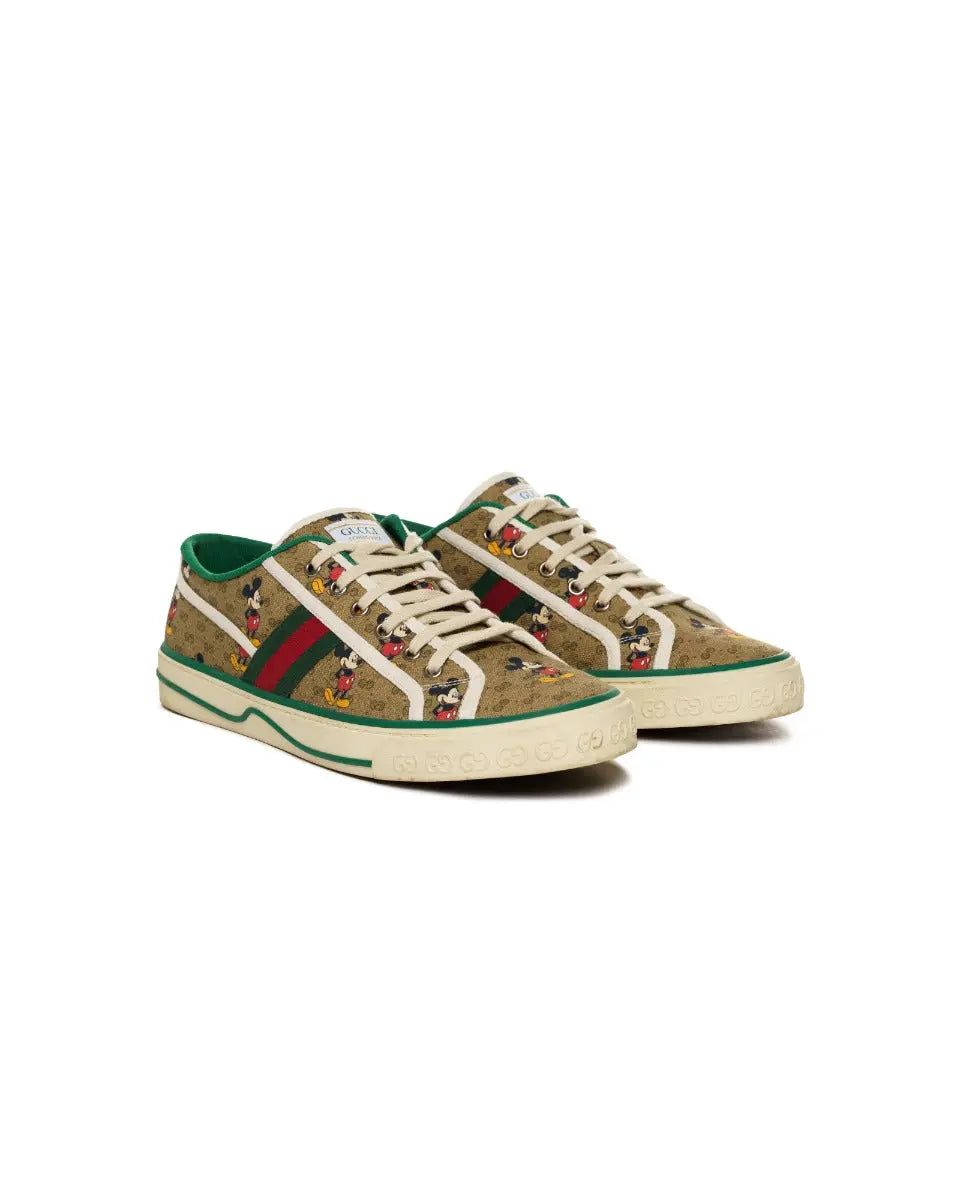 GUCCI x Disney Tennis 1977 Mickey Mouse GG Supreme monogram sneakers