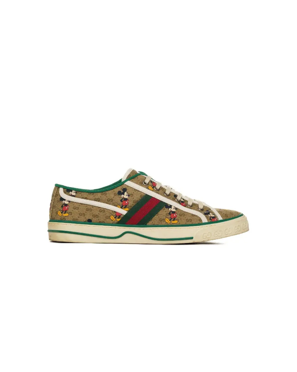 GUCCI x Disney Tennis 1977 Mickey Mouse GG Supreme monogram sneakers