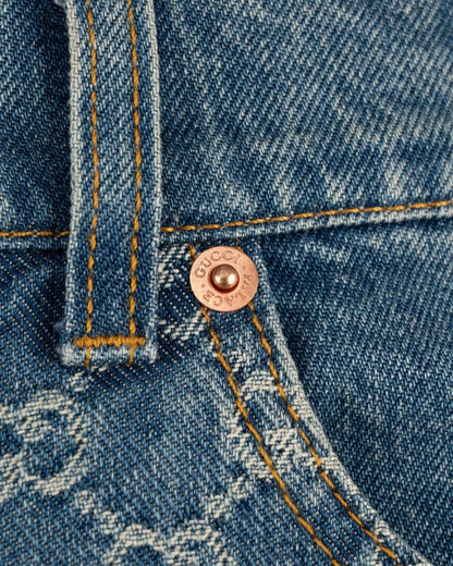 Gucci x Palace allover GG pattern studded bootcut jeans Gucci