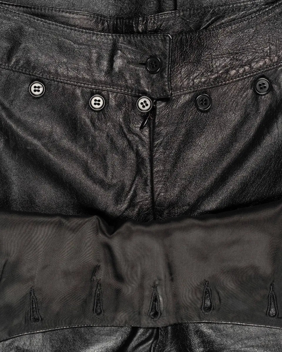 Helmut Lang Sailor leather pants