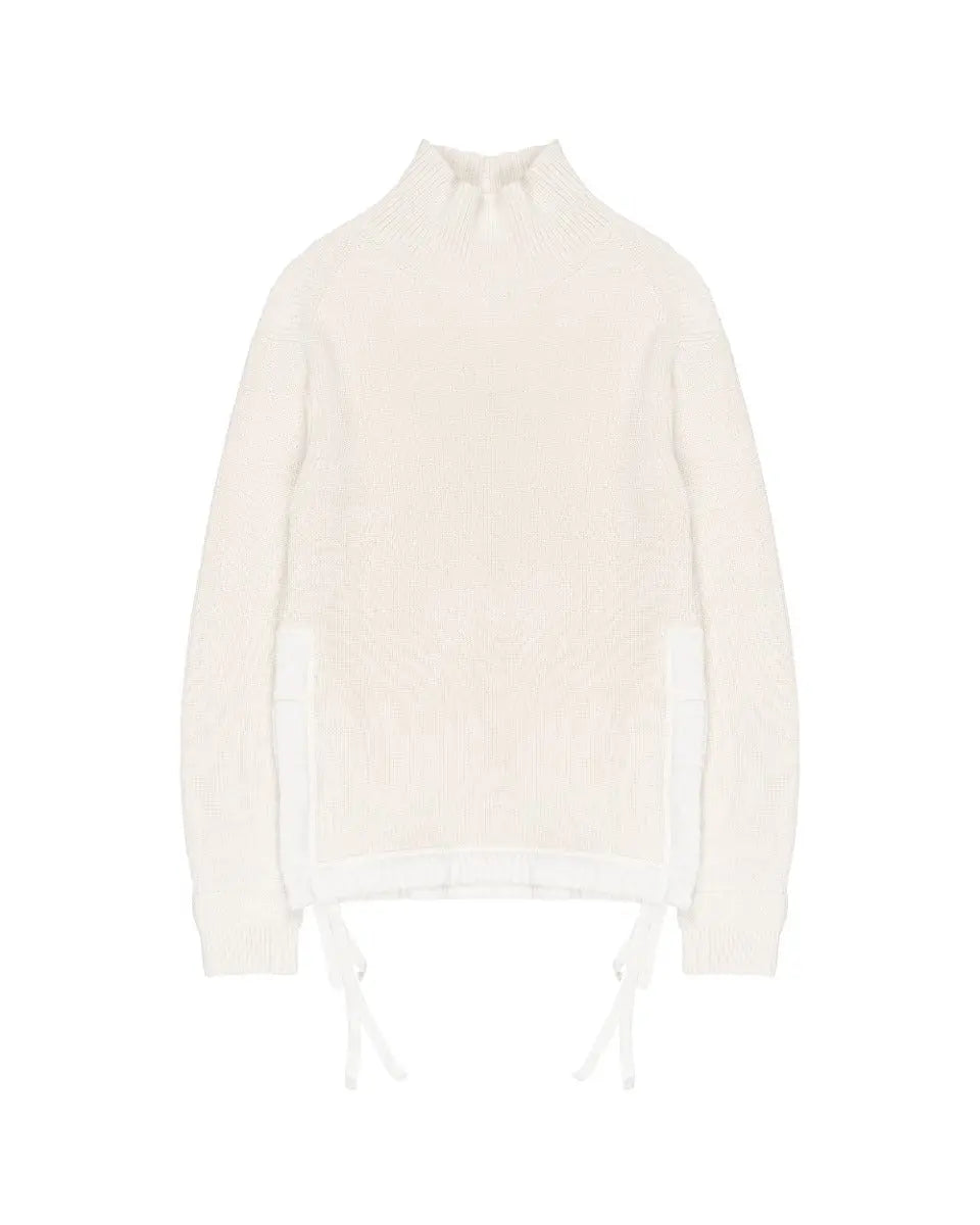 Helmut Lang military mockneck sweater