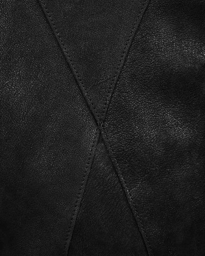 Helmut Lang rabbit fur/lamb leather hooded jacket Helmut Lang